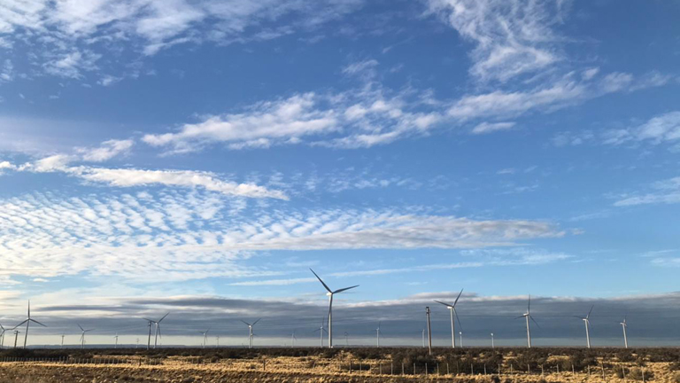 Vientos Los Hércules S.A.風力発電所(2021年3月)